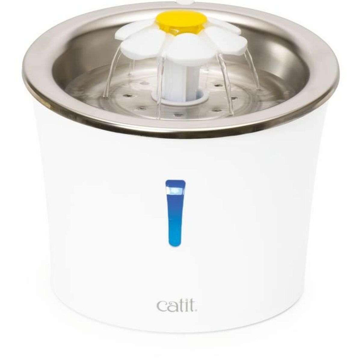 Fontaine pour Animaux de Compagnie Catit Blanc Plastique/Acier inoxydable