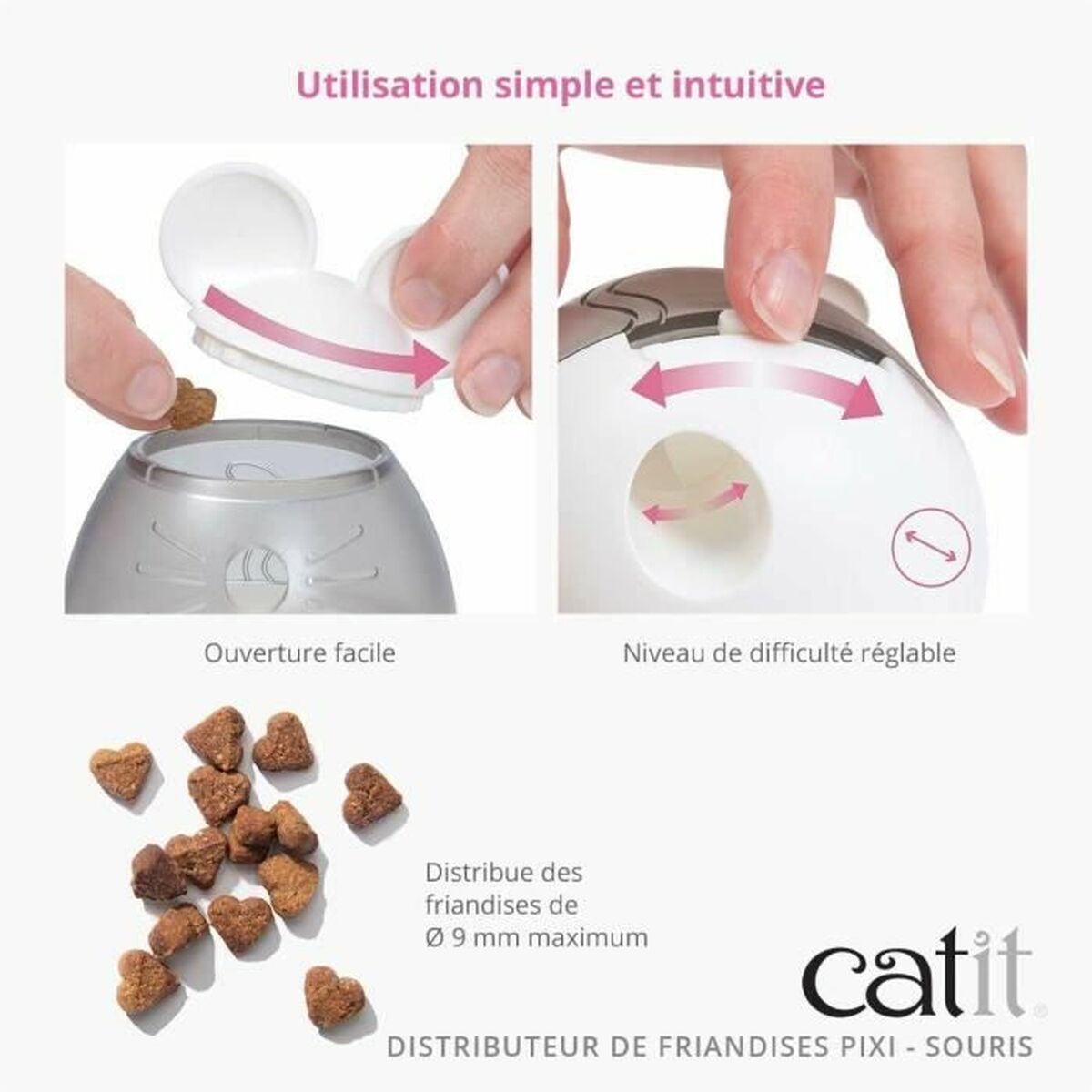 Alimentation automatique Catit Souris Blanc Plastique 1 L