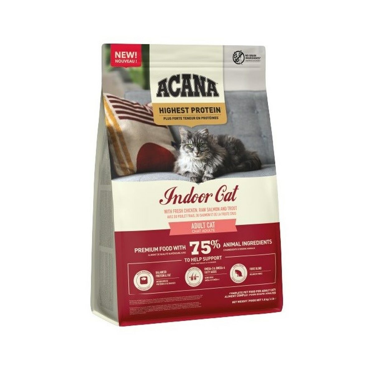 Aliments pour chat Acana Poulet 1,8 kg