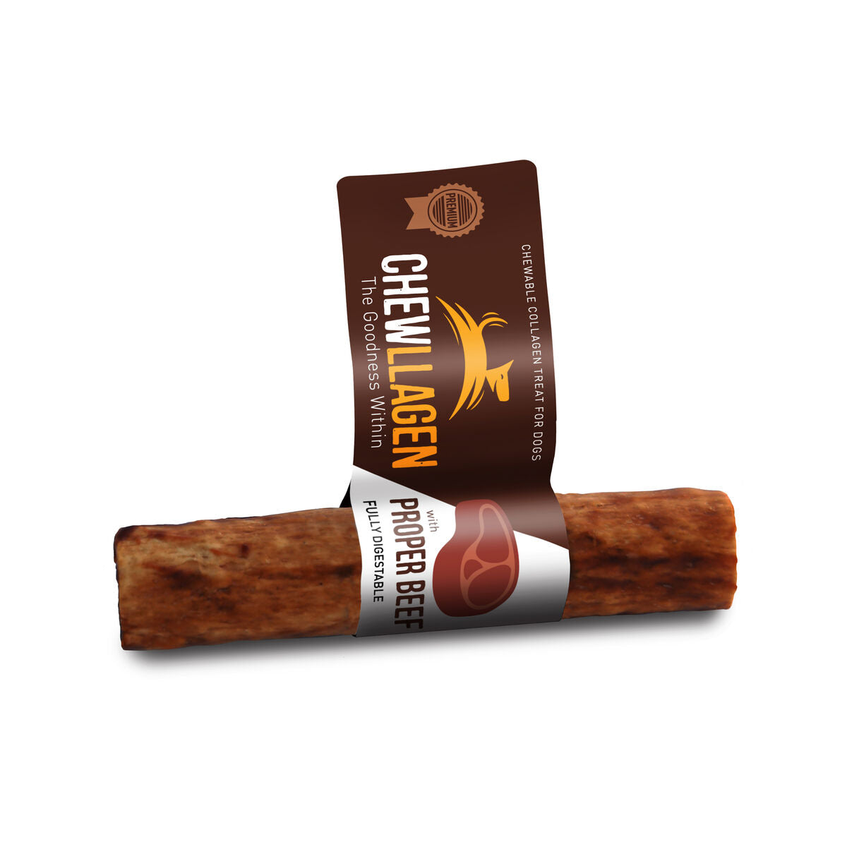 Snack pour chiens Chewllagen Veau Viande de bœuf (35 Unités)