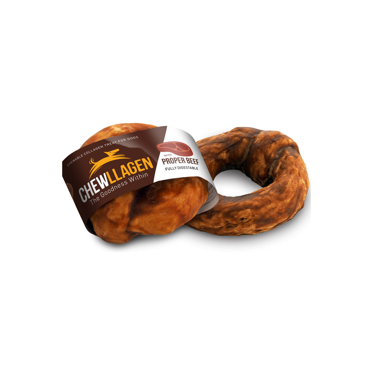 Snack pour chiens Chewllagen Veau Viande de bœuf