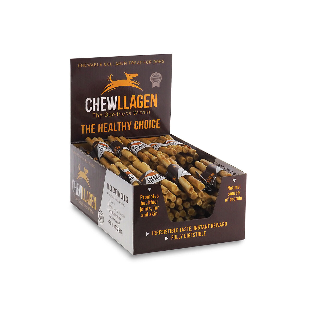 Snack pour chiens Chewllagen Poulet (40 Unités)