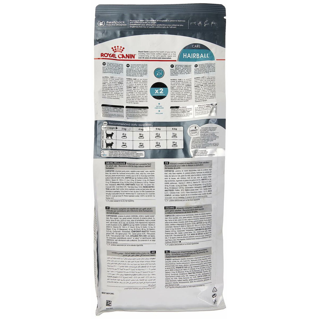 Aliments pour chat Royal Canin Hairball Care Adulte Poulet 2 Kg