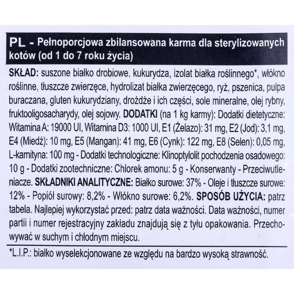 Aliments pour chat Royal Canin Sterilised 37 Adulte Poulet Oiseaux 4 Kg
