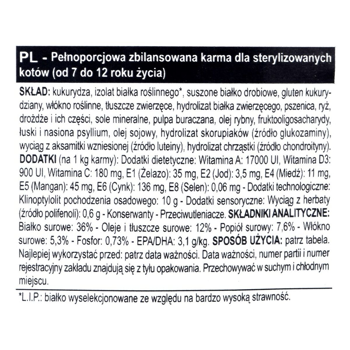 Aliments pour chat Royal Canin Sterilised 7+ Poulet Oiseaux 3,5 kg