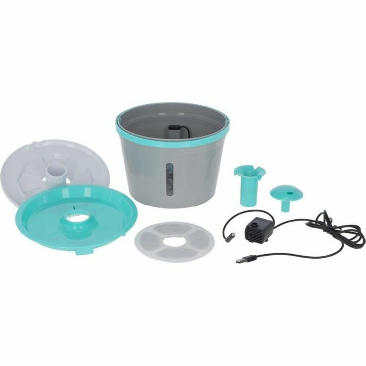 Fontaine pour Animaux de Compagnie Kerbl Bleu Gris Plastique 1,6 L