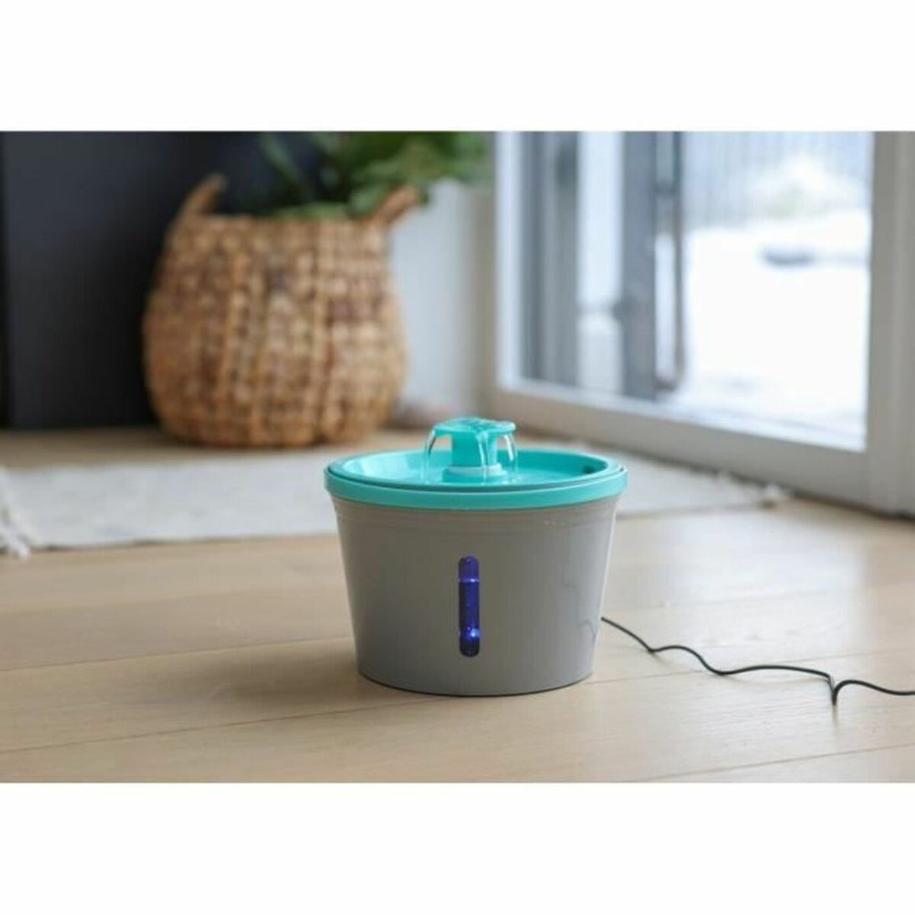 Fontaine pour Animaux de Compagnie Kerbl Bleu Gris Plastique 1,6 L