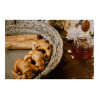 Snack pour chiens Gloria Snackys Rawhide Miel Tressé Donut